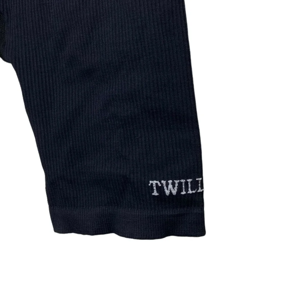 Twill‎ Active Celara Recycled Rib Plunge Neck Playsuit Romper Women's Medium